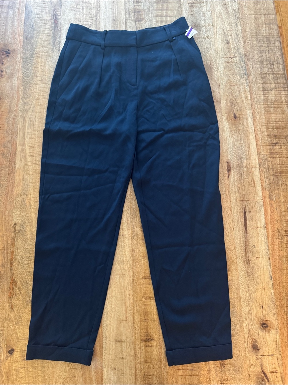 RAMY Brook Tapered Women's Trousers dress pants ankle cuff NEW size 6 stretch